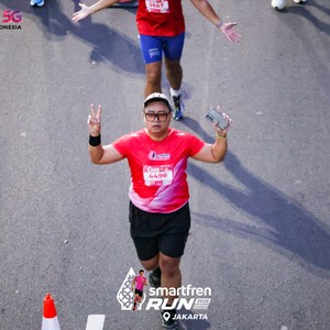 Race photo from SMARTFREN RUN 2026