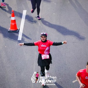 Race photo from SMARTFREN RUN 2026