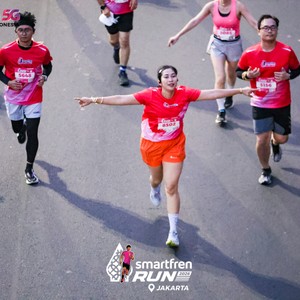 Race photo from SMARTFREN RUN 2026