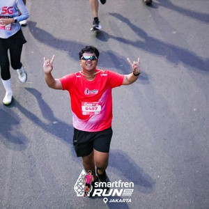 Race photo from SMARTFREN RUN 2026