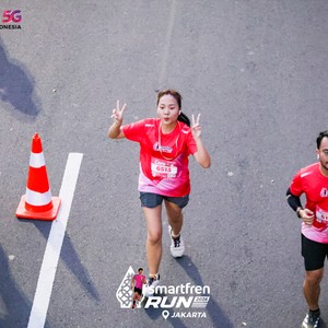 Race photo from SMARTFREN RUN 2026