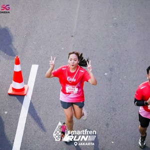 Race photo from SMARTFREN RUN 2026