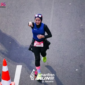 Race photo from SMARTFREN RUN 2026
