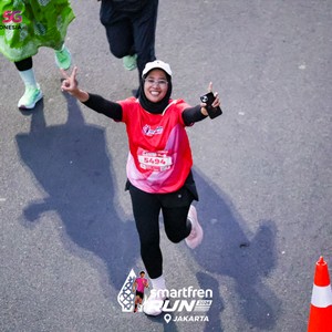 Race photo from SMARTFREN RUN 2026