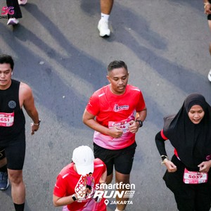 Race photo from SMARTFREN RUN 2026