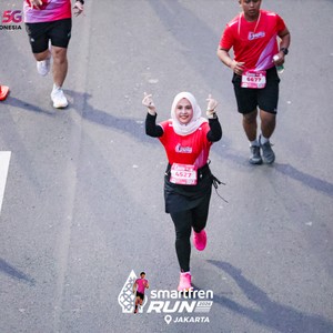 Race photo from SMARTFREN RUN 2026