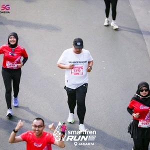 Race photo from SMARTFREN RUN 2026