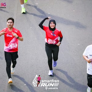 Race photo from SMARTFREN RUN 2026