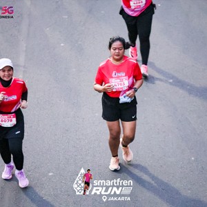 Race photo from SMARTFREN RUN 2026