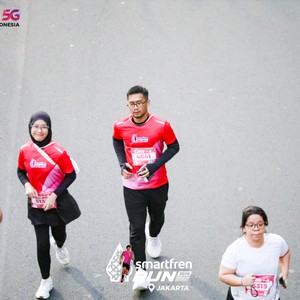Race photo from SMARTFREN RUN 2026