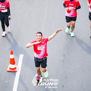 Race photo from SMARTFREN RUN 2026