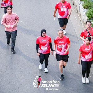 Race photo from SMARTFREN RUN 2026