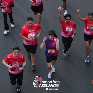 Race photo from SMARTFREN RUN 2026
