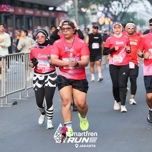 Race photo from SMARTFREN RUN 2026