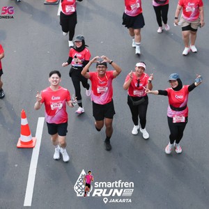 Race photo from SMARTFREN RUN 2026