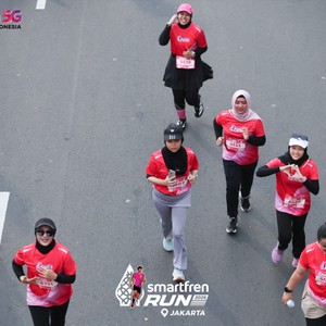 Race photo from SMARTFREN RUN 2026