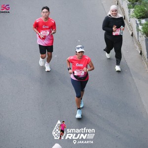 Race photo from SMARTFREN RUN 2026