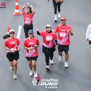 Race photo from SMARTFREN RUN 2026