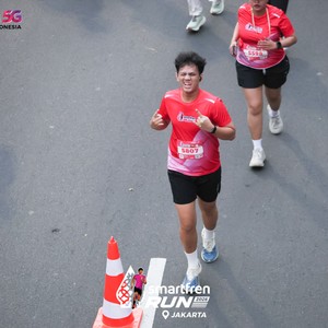 Race photo from SMARTFREN RUN 2026