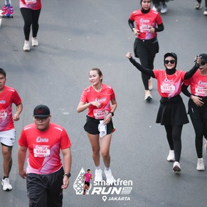 Race photo from SMARTFREN RUN 2026