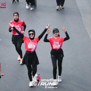 Race photo from SMARTFREN RUN 2026