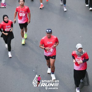 Race photo from SMARTFREN RUN 2026