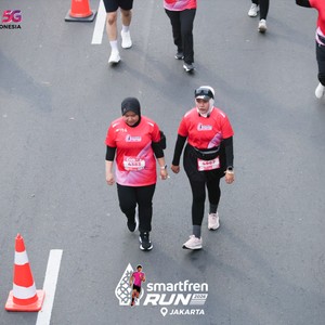Race photo from SMARTFREN RUN 2026