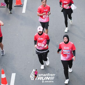 Race photo from SMARTFREN RUN 2026