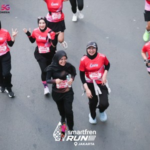 Race photo from SMARTFREN RUN 2026