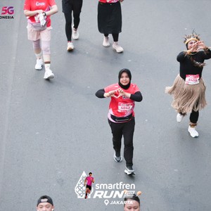 Race photo from SMARTFREN RUN 2026