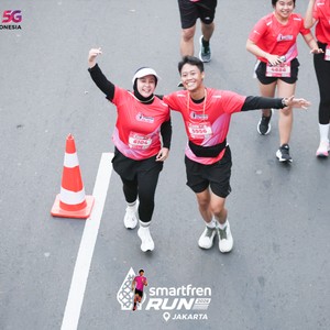 Race photo from SMARTFREN RUN 2026