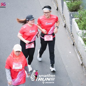 Race photo from SMARTFREN RUN 2026