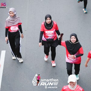 Race photo from SMARTFREN RUN 2026
