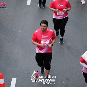 Race photo from SMARTFREN RUN 2026