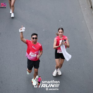 Race photo from SMARTFREN RUN 2026