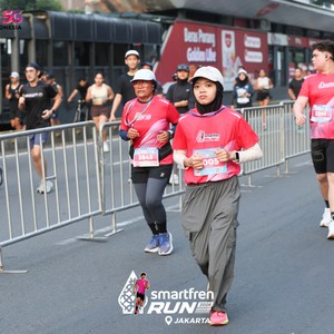Race photo from SMARTFREN RUN 2026