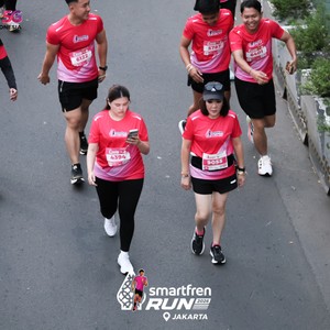 Race photo from SMARTFREN RUN 2026