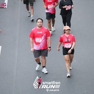 Race photo from SMARTFREN RUN 2026