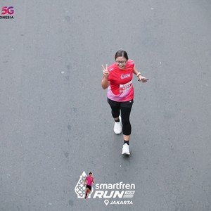 Race photo from SMARTFREN RUN 2026
