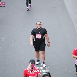 Race photo from SMARTFREN RUN 2026