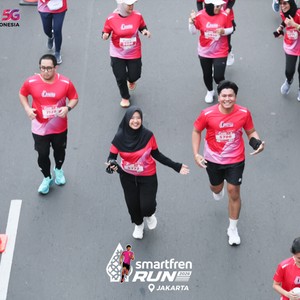 Race photo from SMARTFREN RUN 2026