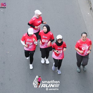 Race photo from SMARTFREN RUN 2026