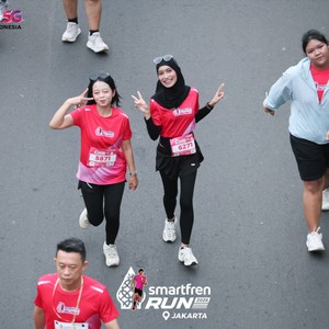 Race photo from SMARTFREN RUN 2026