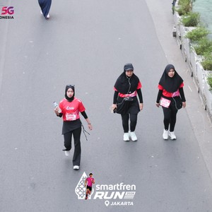 Race photo from SMARTFREN RUN 2026