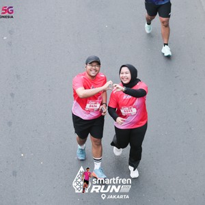 Race photo from SMARTFREN RUN 2026
