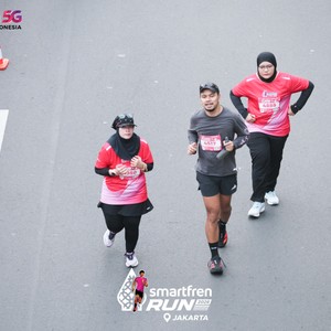 Race photo from SMARTFREN RUN 2026