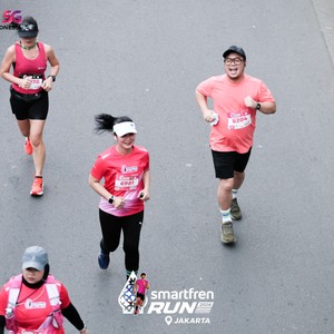 Race photo from SMARTFREN RUN 2026