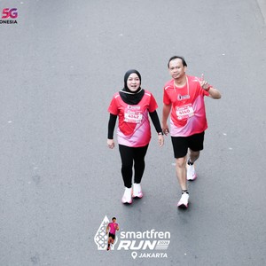 Race photo from SMARTFREN RUN 2026