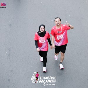 Race photo from SMARTFREN RUN 2026