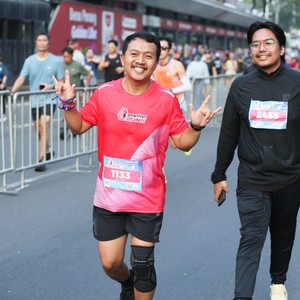 Race photo from SMARTFREN RUN 2026
